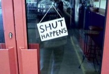 shut sign