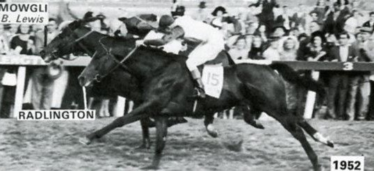 Duffield's Pick. The 1952 finish was marked as the most exciting by legendary race-caller Ernie Duffield.