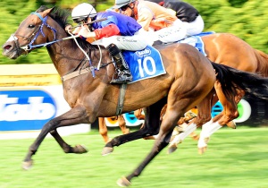 In Command! General Sherman (Ray Danielson)  storms clear to win the Listed Wolf Power 1600