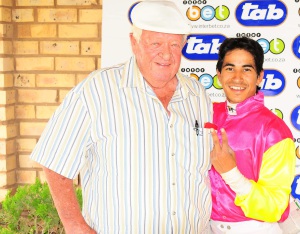 Power Play! Johan Myburgh and Nooresh Juglall celebrate their win