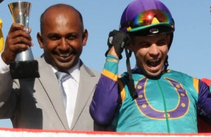 Winning Combo! Yogas Govender and Aldo Domeyer savour the moment
