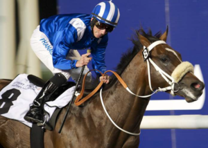 Storming! Soft Falling Rain wins the UAE 2000 Guineas last night