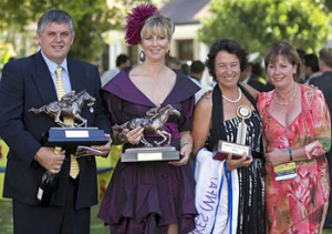 Group Race Glory. Carl de Vos, Candice Robinson, Susan Rowett (nee Kalmanson) and Carol Bass