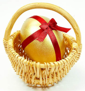 Golden Easter Egg
