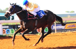 What A Rush! Pearl Rush (Fanie Chambers) scores an easy win in the Flamingo Park Handicap