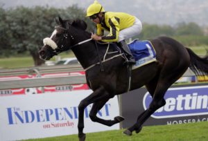 Cape To Wherever! Karl Neisius guides Capetown Noir to an easy win in the Byerley Turk