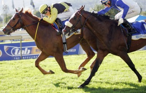 Such Courage! Colour Of Courage (Sean Veale) powers home to win the Umkhomazi Stakes 