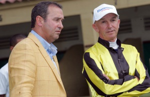 The Cape Town Boys. Dean Kannemeyer and Karl Neisius savour the moment