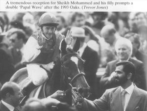 1993 Gr1 English Oaks - INTREPIDITY - lead in