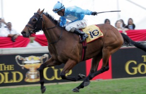 2013 winner Jeppe's Reef and Robbie Fradd power clear to win the Gr1 Gold Cup
