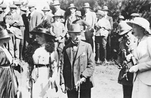 Spectators circa 1909
