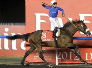 Monterosso wins the 2012 Dubai World Cup under Mickael Barzalona (Andrew Watkins)