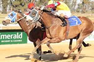 History Repeats! Cape Winter (nearest camera) gets the better of Be Assured (JC Photos)