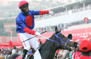 Not Enough! S'manga Khumalo was the first black rider to win the July