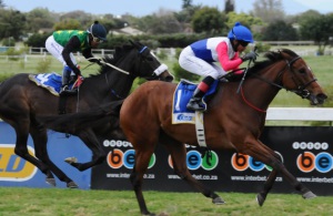 Impressive! Hammie's Hooker(Grant Van Niekerk) draws clear to win the Diana Stakes (Equine Edge)