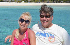 Joey and Fee in Mauritius