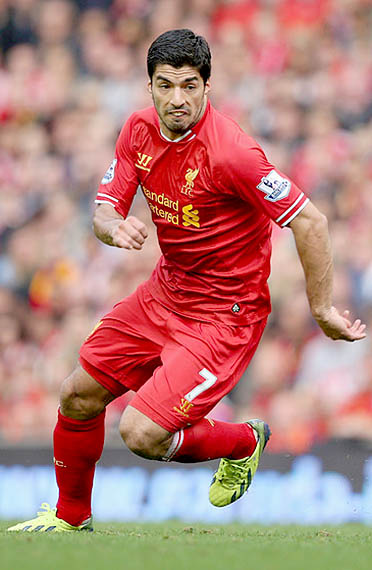 Luis Suarez of Liverpool