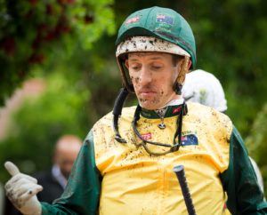 Dirty Down Under. Aussie Hugh Bowman also got into the spirit of it. (Hamish Niven Photography) 