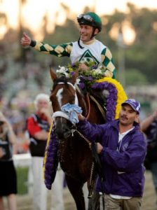 Gary Steven and Mucho Man celebrate a big win