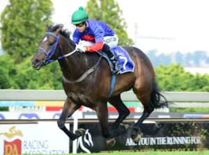 Very Promising! Lance (Anthony Depech) is a facile winner of the Listed Secretariat Stakes (JC Photos) 