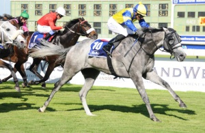 Simply Imperial! Ze Kaiser surges clear to win the Jet Master Stakes (Equine Edge)