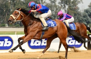 Ahoy Captain! Sherman Brown drives Club Captain out to win the Summer Speedsters (JC Photos)