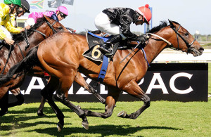 De Kock wins the Gr2 Selangor Cup in Kenilworth 23 November 2012