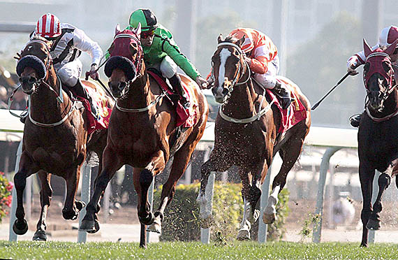 Military Attack wins the Gr1 Hong Kong Gold Cup