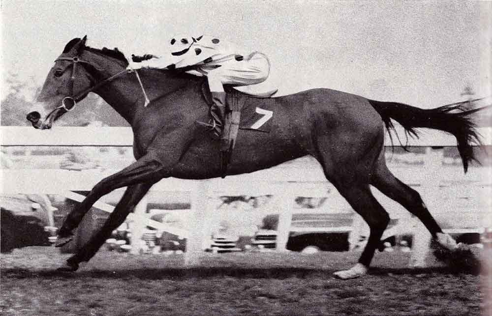 King's Pact winning the 1953 Champion Stakes