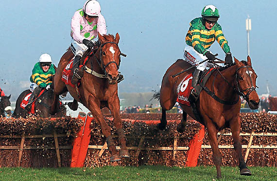 More Of That wins the World Hurdle at the 2014 Cheltenham 2014