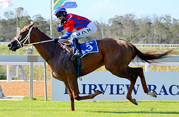 Chestnut's Rocket wins the Listed Ibhayi Stakes at Fairview 14-03-07