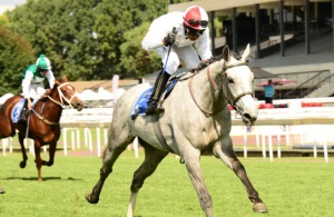 Akash Aucharuz steers Touch The Sky to a runaway Oaks Trial win(JC Photos)