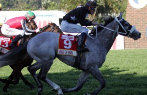 King Of Pain and Bernard Fayd'herbe led all the way to beat Beach Beauty and win the Gold Challenge