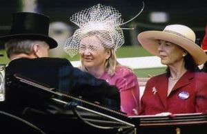 Mary Slack arrives at Royal Ascot