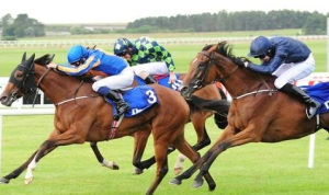 Bracelet beats Tapestry and Volume to win the Irish Oaks