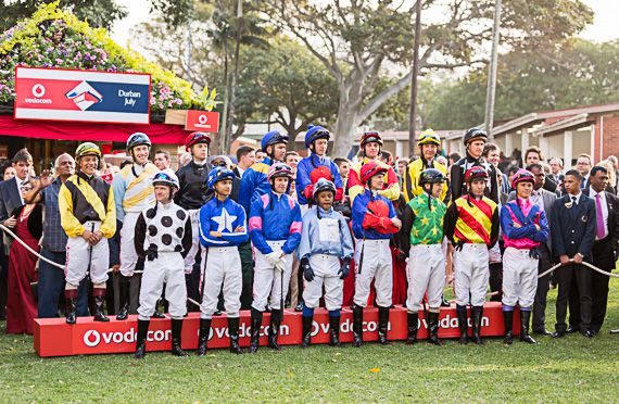 2014 Vodacom Durban July jockeys