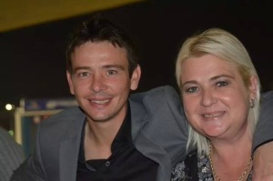 Tara and Stingray Danielson, the man she rates just behind Anton Marcus and Piere Strydom