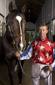 Greg pictured with Avontuur stallion Var