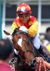 2014 HKSAR Chief Executive's Cup won by Golden Harvest trained by Tony Millard and ridden by Joao Moreira