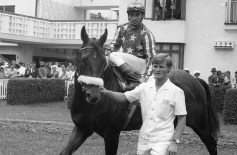 In Full Flight, David Payne and Fernando Toro in the saddle