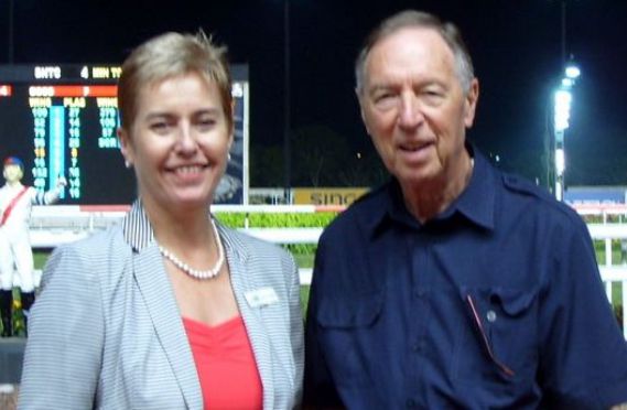 George Bernet and Debbie Hawkins in Singapore