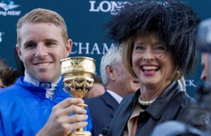 The Offer (Tommy Berry) trained by Gai Waterhouse wins the Sydney Cup (Group 1) at Randwick on April 19, 2014 - photo by Martin King / Sportpix - copyright