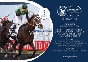 Longines Worlds Best Racehorse Rankings - Variety Club