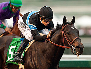 Shared Belief wins the 2015 San Antonio Invitational (Benoit Photos)