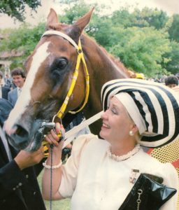 Antoinette Head with 1989 J&B Met winner Fearless Streaker