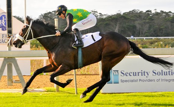 St Tropez eases down to win the East Cape Derby (Pic: Coastal Photos)