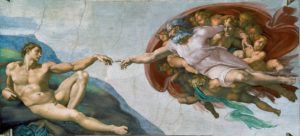 Touched by heaven (Michelangelo)