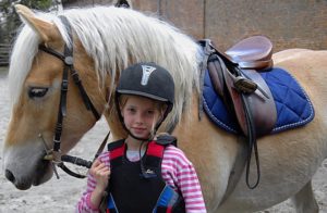 Girl with pony