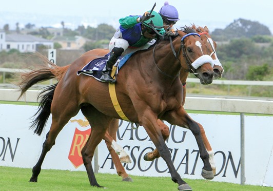 Current Event wins the Gr3 Cape Summer Stayers Handicap