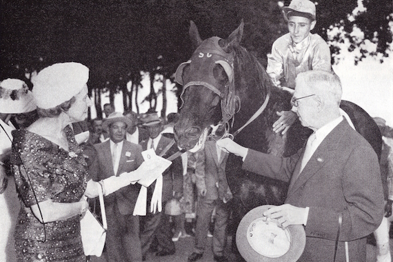 Mr & Mrs Phillip Hill lead in Colin Palm on Bulbul